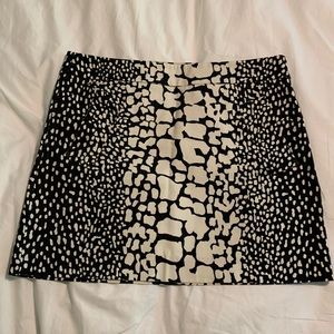 J Crew Size 6 Animal Print Skirt